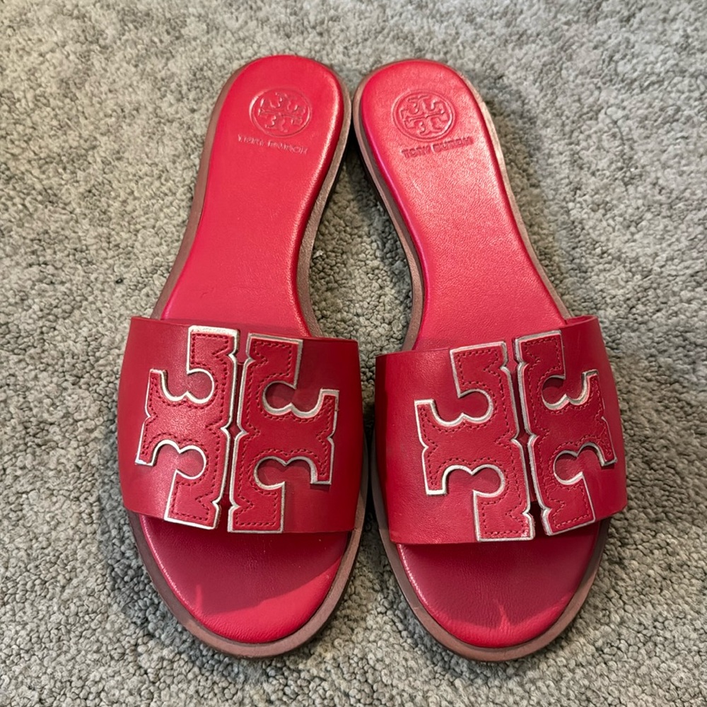 COPY - Tory Burch Miller Logo Sandals